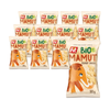 SET 12 x Patatine di mais senza glutine al gusto di arachidi BIO 50 g Bio Mamut