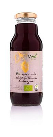 Sciroppo di lamponi dolcificato con zucchero di canna bio 300 ml