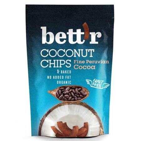Chips di cocco al cacao biologici senza glutine 70 g – Bett'r