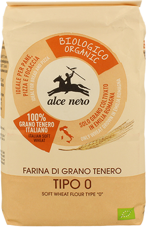 Farina di grano tenero tipo 0 per pizza biologico 1 kg – Alce Nero