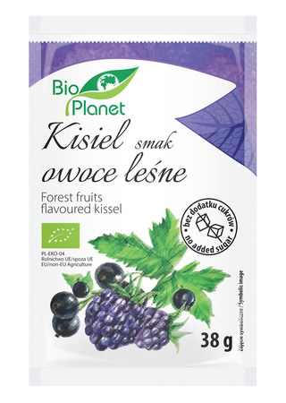 Preparato per dessert ai frutti di bosco senza zucchero Biologico 38 g – Bio Planet