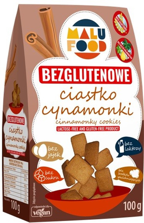 Biscotti di pasta frolla alla cannella senza glutine, senza zucchero 100g