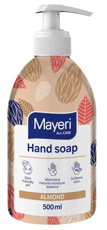 Sapone liquido per le mani alla mandorla 500 ml – Mayeri