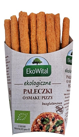 SET 14 x Bastoncini al gusto di pizza senza glutine BIO 60 g