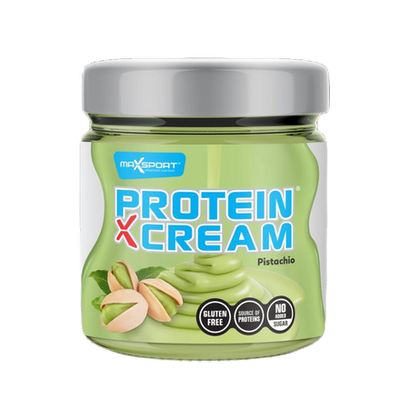 Crema proteica al pistacchio senza glutine e senza zuccheri aggiunti 200 g - MAXSPORT