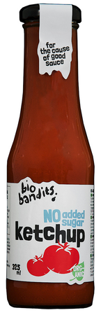 Ketchup senza zuccheri aggiunti bio 325 ml - bio banditi