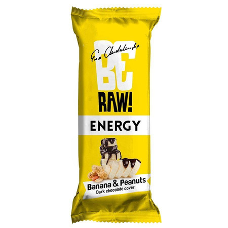 Barretta banana e noci al cioccolato Be RAW Energy "Banana&Nuts" 40 g - Purella – Beraw
