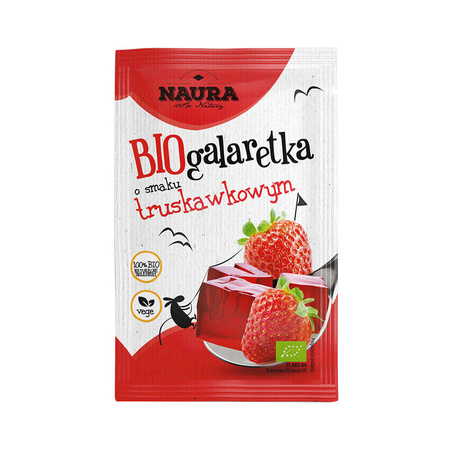 Gelatina alla fragola Biologico 38 g – Naura