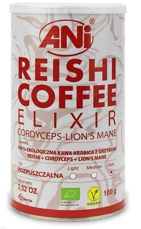 Caffè istantaneo 'elisir di reishi' bio 100 g - ani