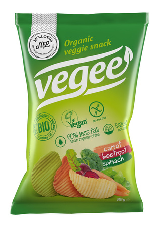 Chips di verdure Vegee senza glutine Biologico 85 g – Mclloyds