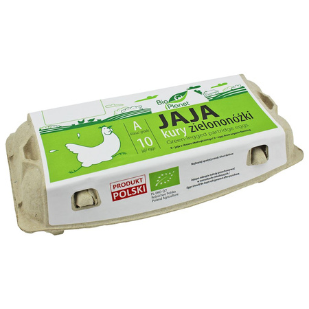 Uova di gallina Zielononóżka Biologiche, categoria M – 10 pz.