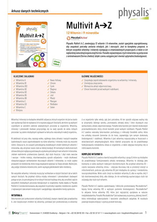 Multivit A-Z formula completa integratore alimentare 45 compresse – Physalis