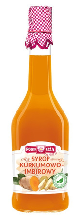Sciroppo di curcuma e zenzero 500 ml – Polska Róża