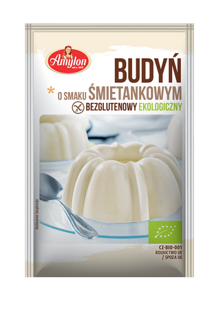 Budino alla panna senza glutine Biologico 40 g – Amylon