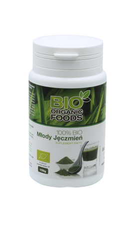 Succo d'orzo giovane in polvere bio 150 g - Bio Organic Foods