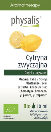 Olio essenziale di limone (citroen) bio 10 ml