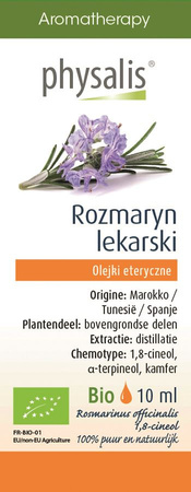 Olio essenziale di rosmarino (rozemarijn) bio 10 ml