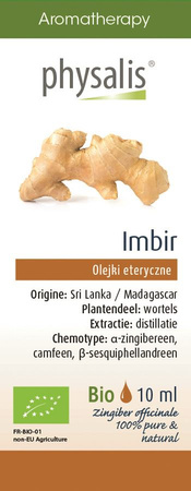 Olio essenziale di zenzero (gember) bio 10 ml