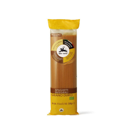 Spaghetti integrali di semola biologici 500 g – Alce Nero