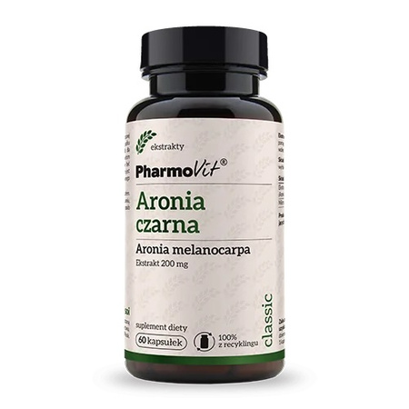 Estratto di aronia nera 20:1 Integratore alimentare senza glutine 60 capsule 27 g