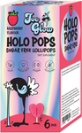 Holopops lecca-lecca senza zucchero al lampone con vitamina C e vitamina D (6 pezzi) 36 g – Joe Glow