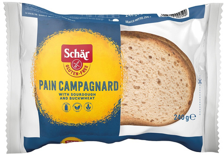 Pain campagnard - pane di campagna senza glutine 240 g - Schar