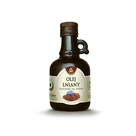 Olio di lino spremuto a freddo 250 ml - Oleofarm