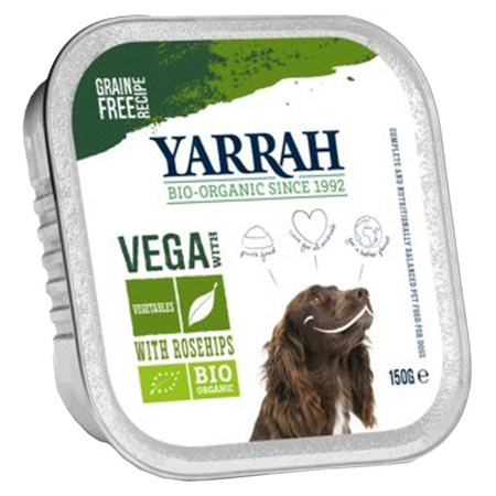 Cibo per cani con frutti di rosa canina Vega Biologico 150 g – Yarrah