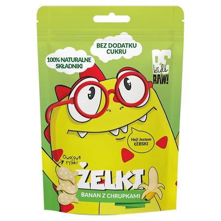 Gelatine senza zuccheri aggiunti alla banana con patatine 35 g