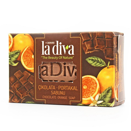Saponetta al cioccolato e arancia 100 g - La Diva 