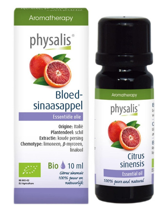 Olio essenziale di arancia rossa bio 10 ml - PHYSALIS