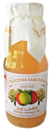 Succo di mela ai fiori di sambuco NFC Biologico 300 ml – Tłocznia Maurera