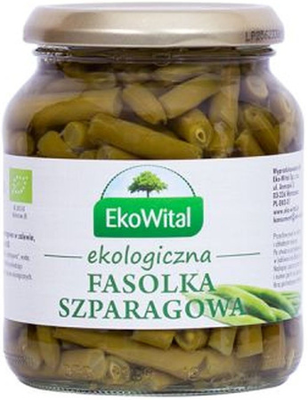 Fagiolini biologici al naturale 340 g / 185 g – Ekowital