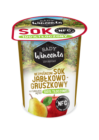 Succo naturale torbido di mela e pera 200 ml