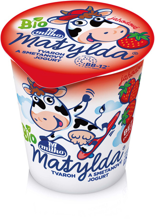 Formaggio fresco alla fragola Biologico 125 g - Matylda