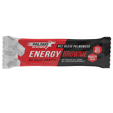 Barretta energetica brownie + caffeina 50 g - Carburante per gli attivi