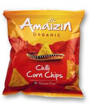 Chips di mais al peperoncino senza glutine BIO 75 g