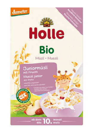 Muesli Junior con frutta da 10 mesi Demeter BIO 250 g - Holle