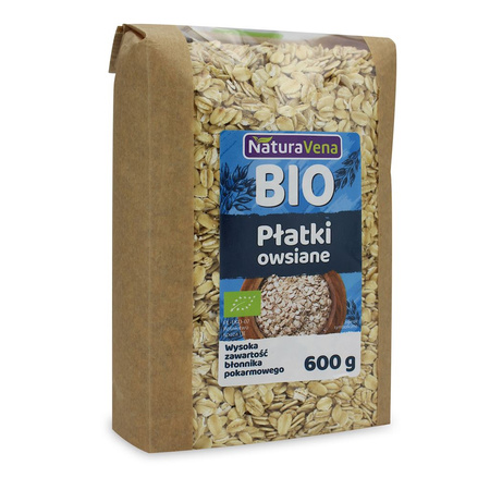 Fiocchi d'avena biologici 600 g – Naturavena