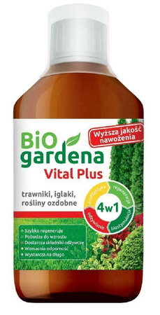Concime universale concentrato vital plus 450 ml - bio gardena
