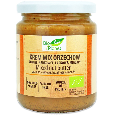 Crema di noci miste (4 noci) bio 250 g - Bio Planet