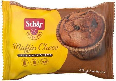 SET 15 x Muffin al cioccolato e cacao, senza glutine 65 g - Schar