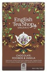 Tisana rooibos con fave di cacao e baccello di vaniglia (20x2) Biologico 40 g – English Tea Shop