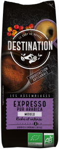 Caffè arabica 100% espresso macinato bio 250 g - DESTINAZIONE