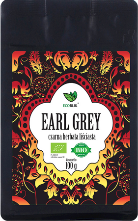 Tè nero Earl Grey biologico 100 g – Ecoblik