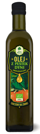 Olio di semi di zucca spremuto a freddo bio 500 ml