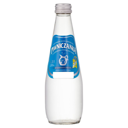 Acqua minerale naturale fortemente gassata 0,3 l – Piwniczanka