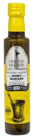 Aceto balsamico al miele e senape 250 ml – Cretan Nectar