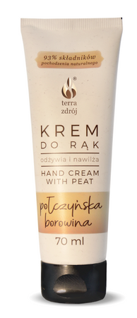 Crema mani nutriente e idratante 100 g (Linea alla torba) - Terra Zdrój