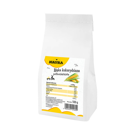 Farina di mais integrale 500 g – Naura